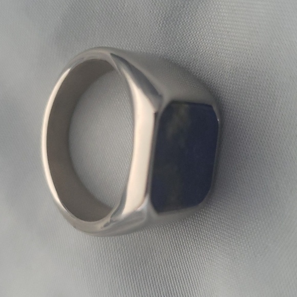 2205- Lapis Lazuli Natural Gemstone Handmade Men's Ring Size 9 NWT - Picture 3 of 8